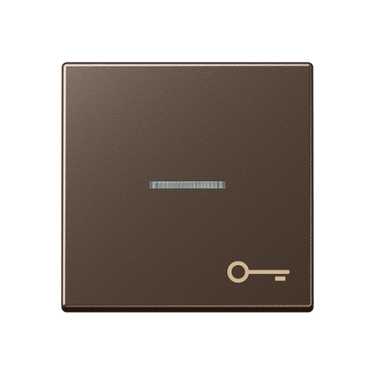 CJC Systems - Plaque version 1 bouton poussoir carré KNX