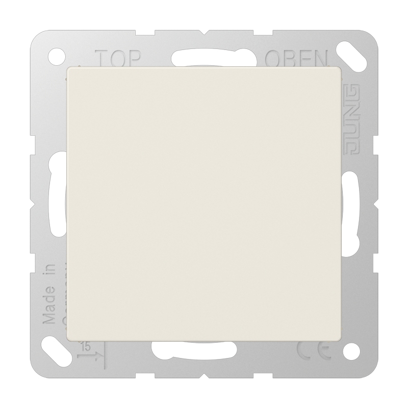 CJC Systems - Plaque version 1 bouton poussoir KNX carré