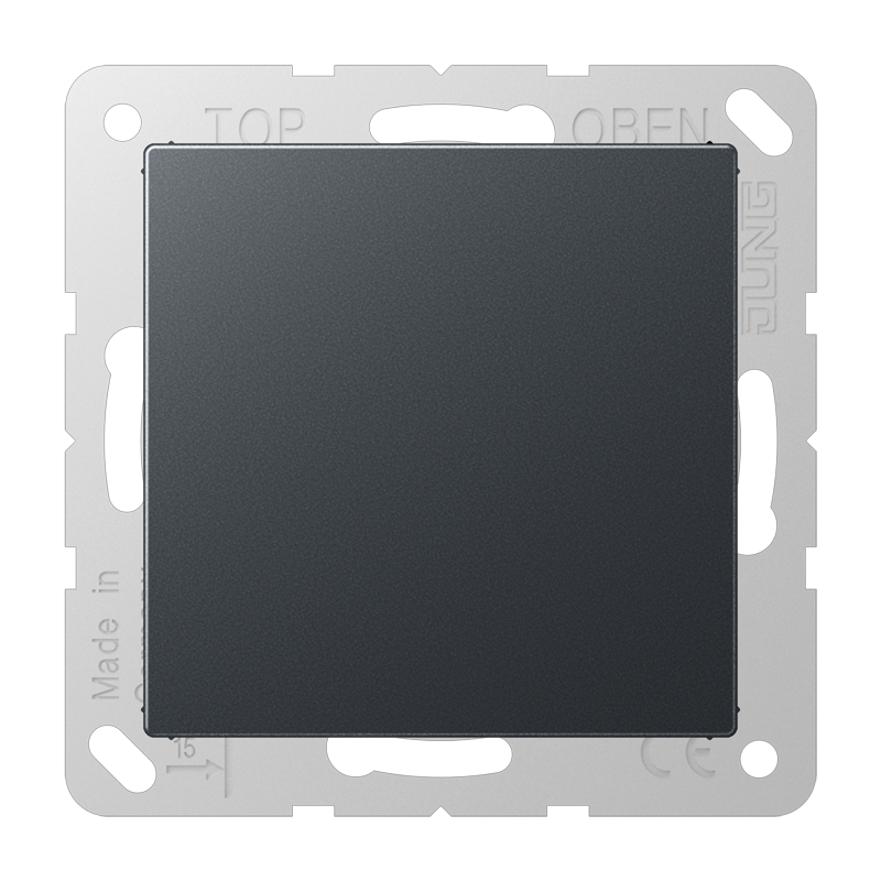 CJC Systems - Plaque version 1 bouton poussoir KNX carré