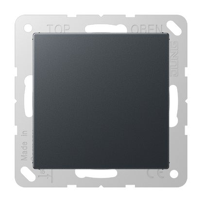 CJC Systems - Plaque version 1 bouton poussoir KNX carré