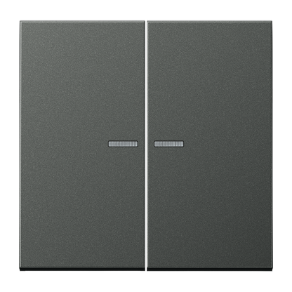 CJC Systems - Plaque version 1 levier double bouton poussoir KNX