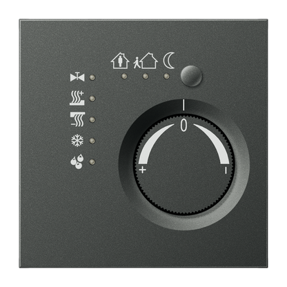 CJC Systems - Plaque version 2 boutons poussoir KNX carré
