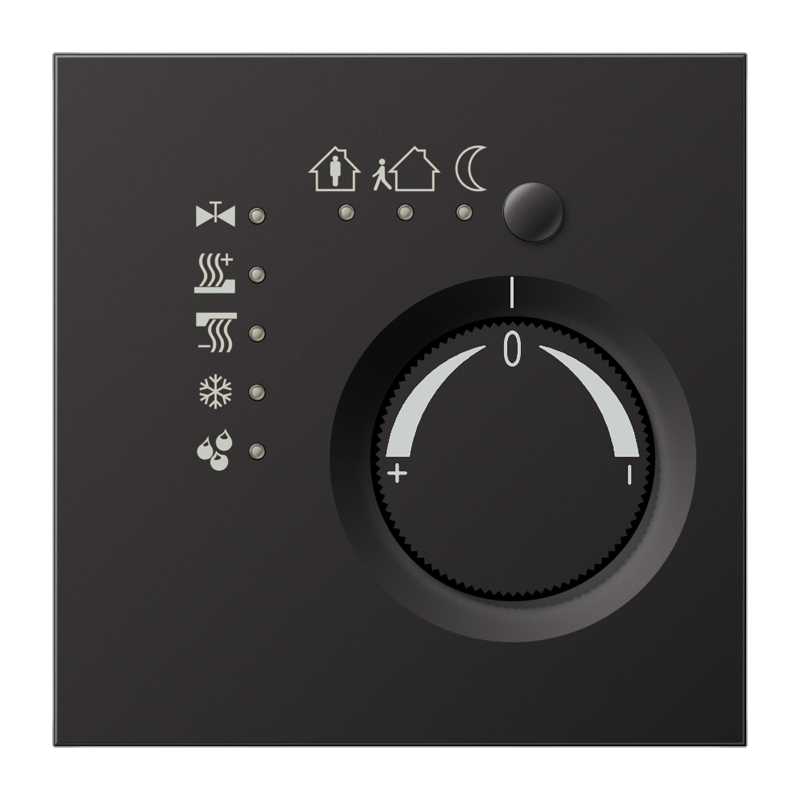 CJC Systems - Plaque version 2 boutons poussoir KNX carré