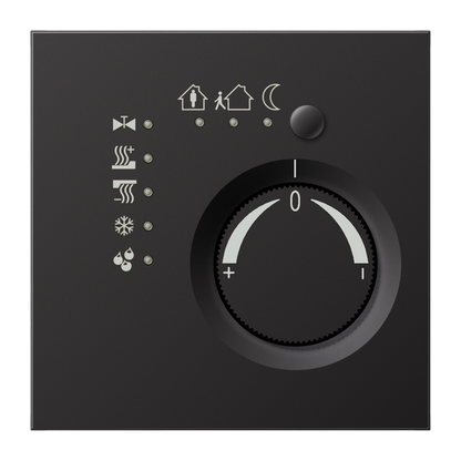 CJC Systems - Plaque version 2 boutons poussoir KNX carré
