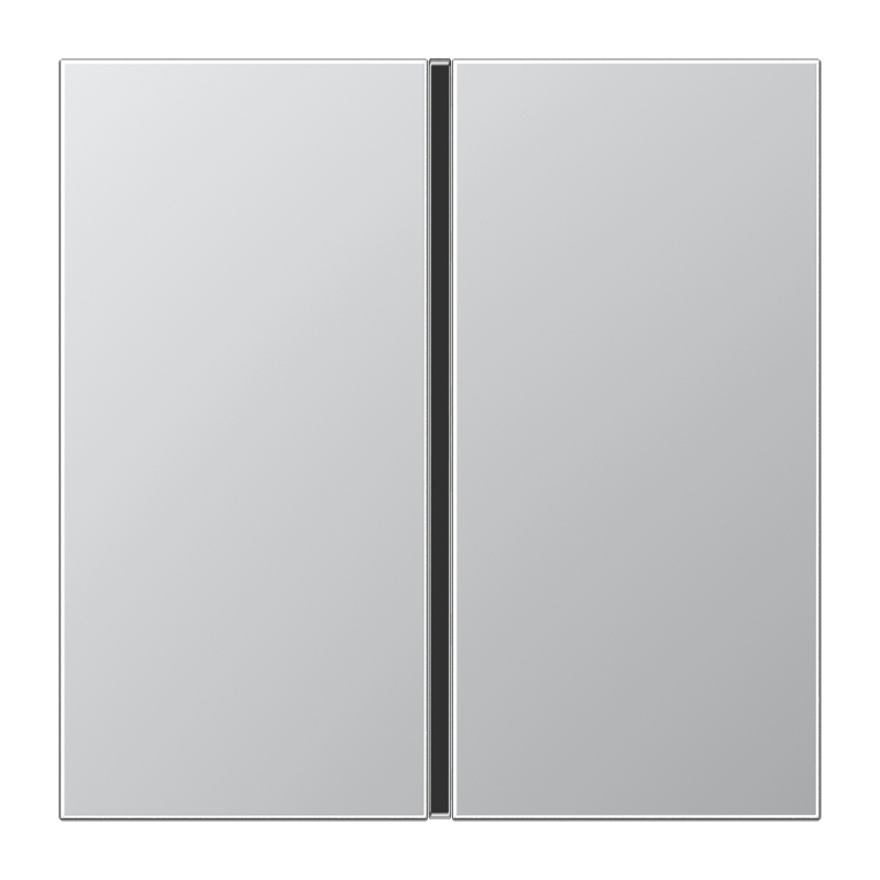 CJC Systems - Plaque version 2 boutons poussoir KNX carré