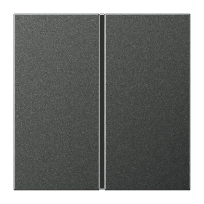 CJC Systems - Plaque version 2 boutons poussoir KNX carré