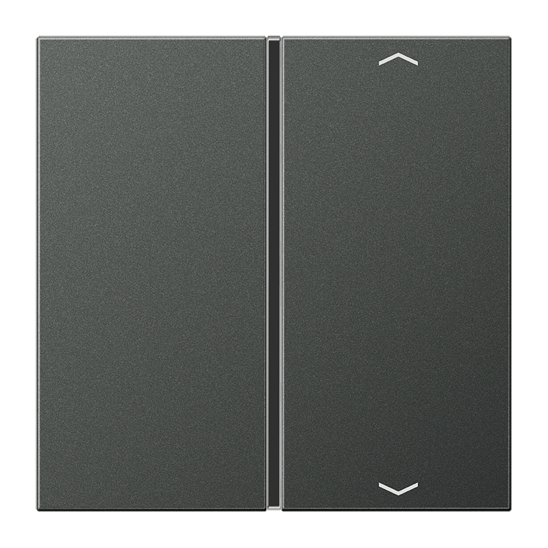 CJC Systems - Plaque version 2 boutons poussoir KNX carré