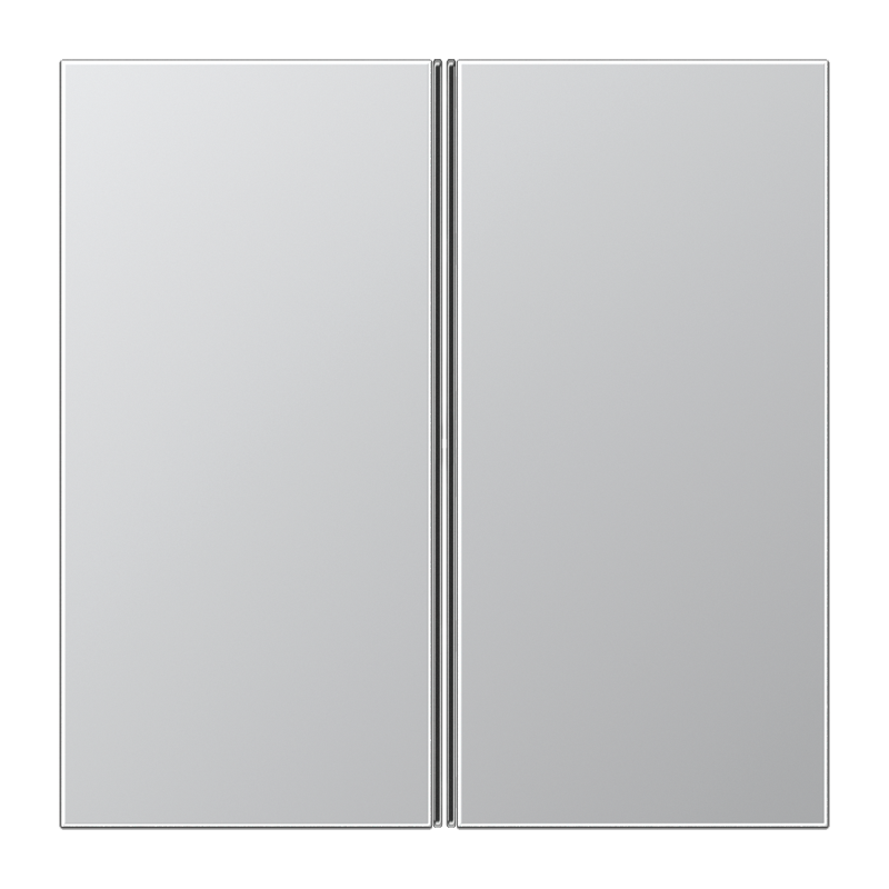 CJC Systems - Plaque version 2 boutons poussoir KNX carré
