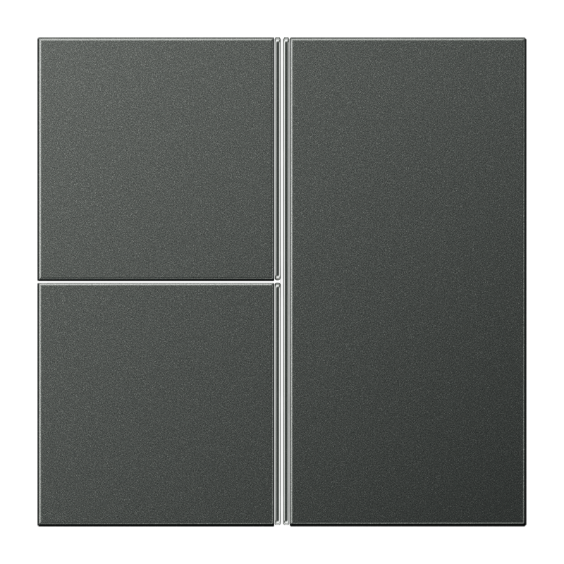 CJC Systems - Plaque version 2 boutons poussoir KNX carré
