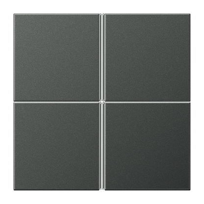 CJC Systems - Plaque version 2 boutons poussoir KNX carré