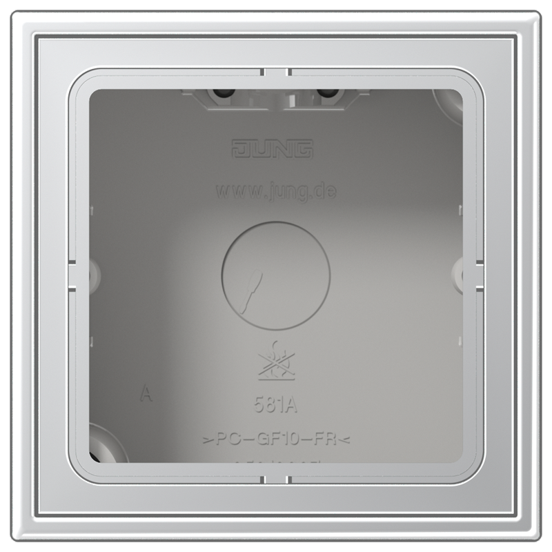 CJC Systems - Plaque version 2 boutons poussoir KNX rond