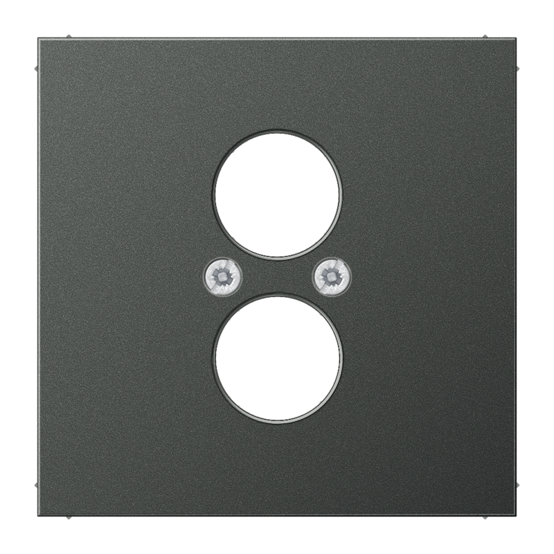 CJC Systems - Plaque version 2 boutons poussoir KNX rond