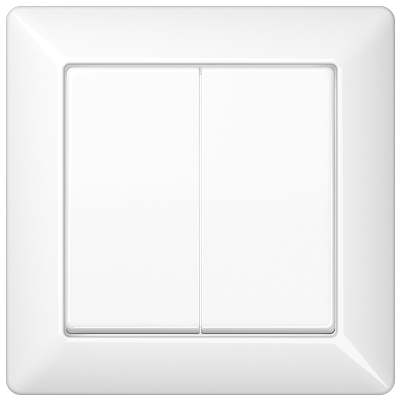 CJC Systems - Plaque version 2 leviers (double BP) KNX