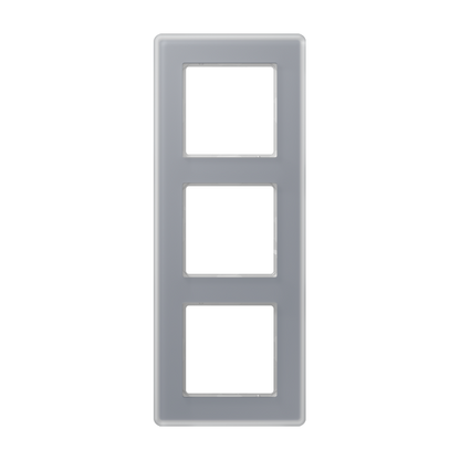 CJC Systems - Plaque version 3 boutons poussoir carré KNX