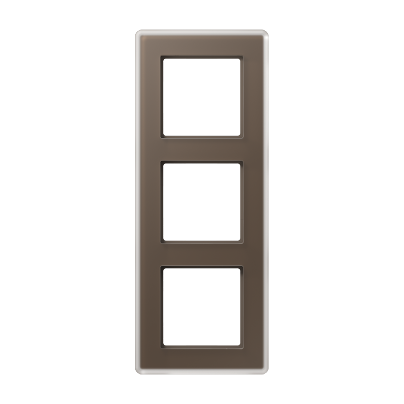 CJC Systems - Plaque version 3 boutons poussoir carré KNX