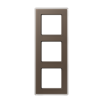 CJC Systems - Plaque version 3 boutons poussoir carré KNX