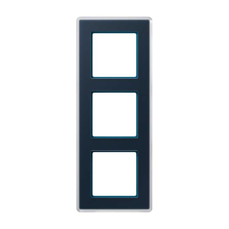 CJC Systems - Plaque version 3 boutons poussoir carré KNX