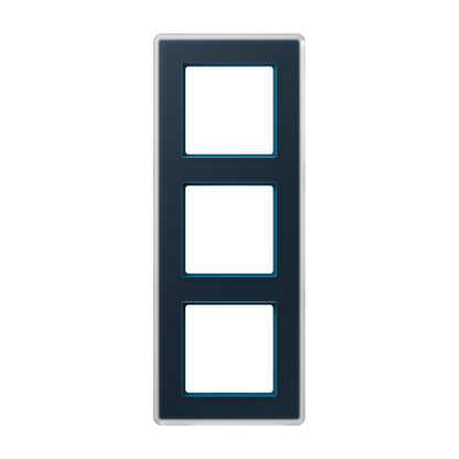 CJC Systems - Plaque version 3 boutons poussoir carré KNX
