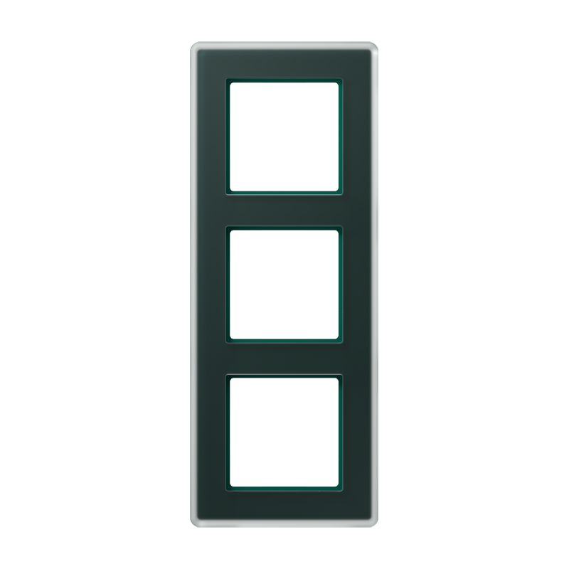 CJC Systems - Plaque version 3 boutons poussoir carré KNX