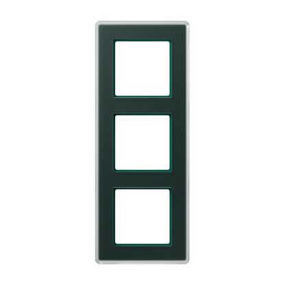 CJC Systems - Plaque version 3 boutons poussoir carré KNX