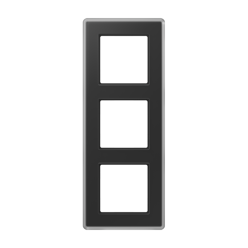 CJC Systems - Plaque version 3 boutons poussoir carré KNX