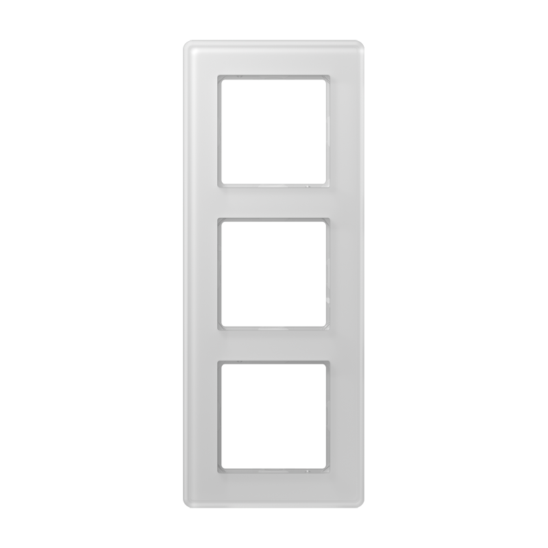 CJC Systems - Plaque version 3 boutons poussoir carré KNX