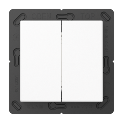 CJC Systems - Plaque version 3 boutons poussoir KNX carré