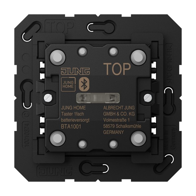 CJC Systems - Plaque version 3 boutons poussoir KNX rond