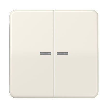 CJC Systems - Plaque version 3 leviers double bouton poussoir KNX