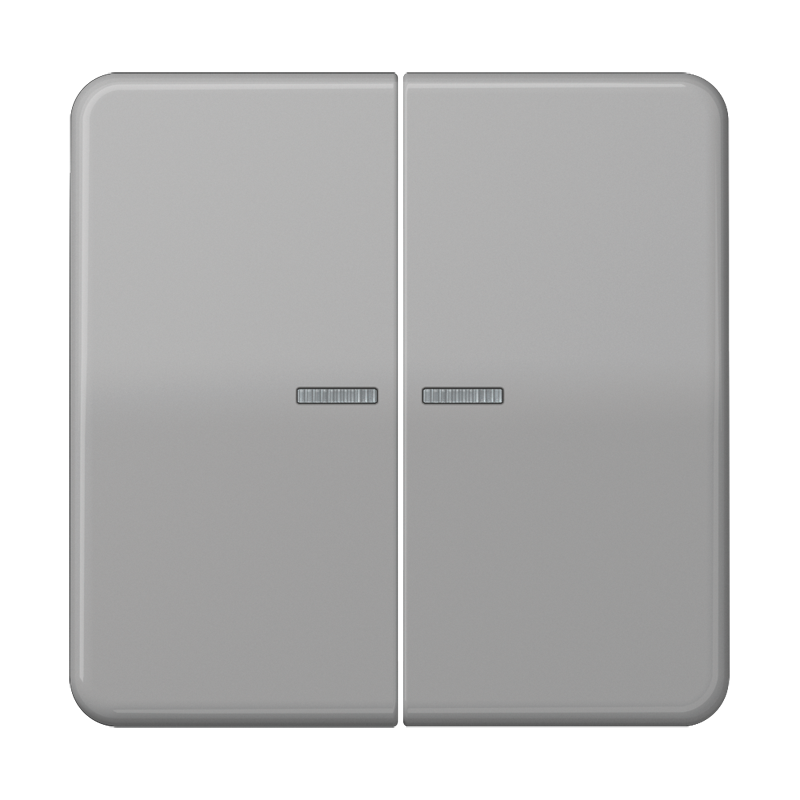 CJC Systems - Plaque version 3 leviers double bouton poussoir KNX