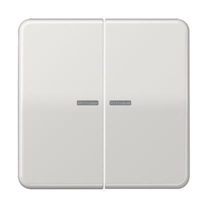 CJC Systems - Plaque version 3 leviers double bouton poussoir KNX