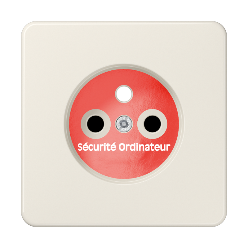 CJC Systems - Plaque version 4 boutons poussoir KNX carré