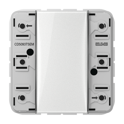 CJC Systems - Plaque version 4 leviers double bouton poussoir