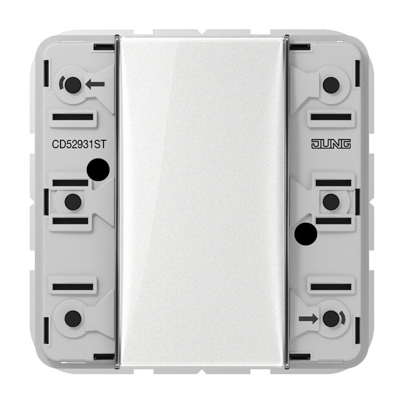 CJC Systems - Plaque version 4 leviers double bouton poussoir