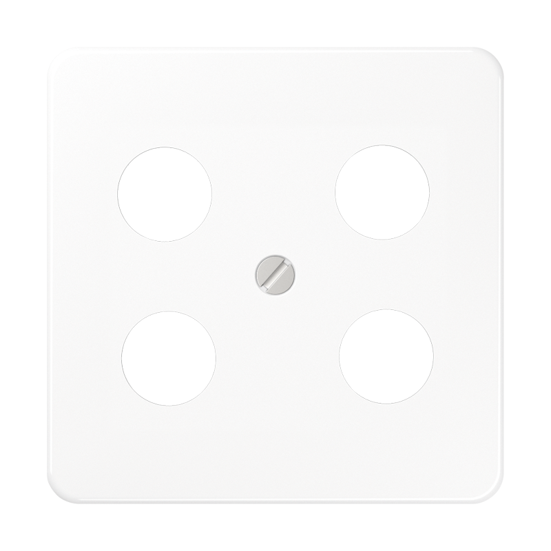 CJC Systems - Plaque version 4 leviers double bouton poussoir KNX