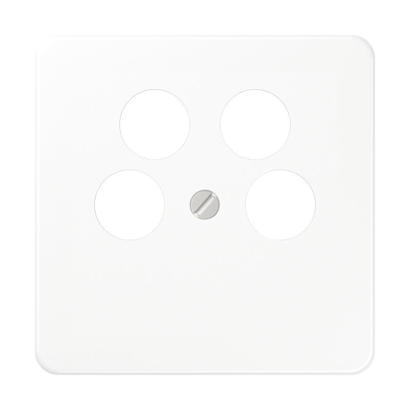 CJC Systems - Plaque version 4 leviers double bouton poussoir KNX