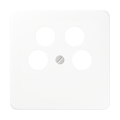CJC Systems - Plaque version 4 leviers double bouton poussoir KNX