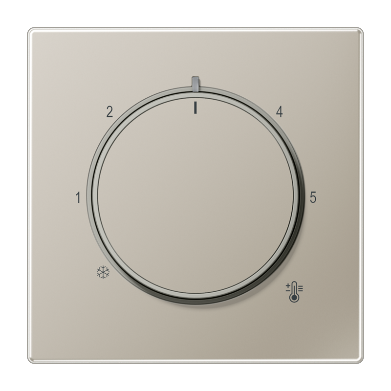 CJC Systems - Plaque version FLAT 1 bouton poussoir KNX