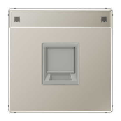CJC Systems - Plaque version FLAT 1 bouton poussoir KNX