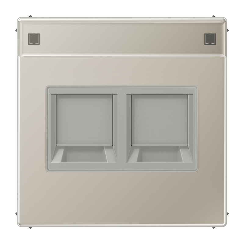 CJC Systems - Plaque version FLAT 1 bouton poussoir KNX