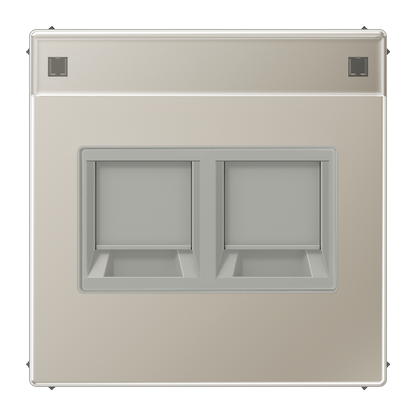 CJC Systems - Plaque version FLAT 1 bouton poussoir KNX