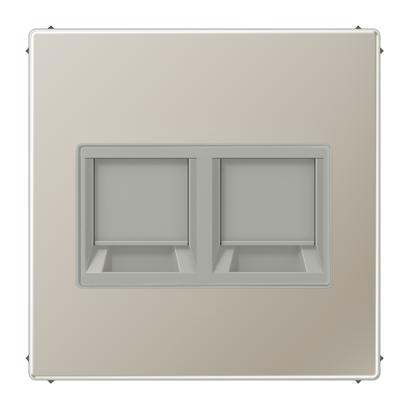 CJC Systems - Plaque version FLAT 1 bouton poussoir KNX