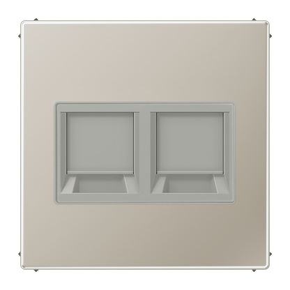 CJC Systems - Plaque version FLAT 1 bouton poussoir KNX