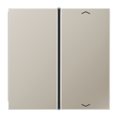 CJC Systems - Plaque version FLAT 1 bouton poussoir KNX