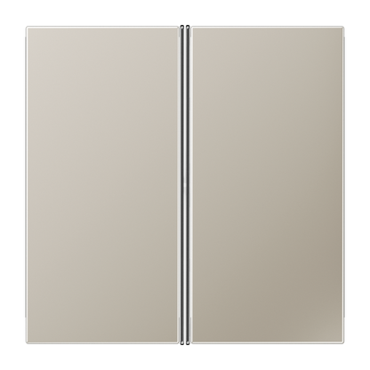 CJC Systems - Plaque version FLAT 1 bouton poussoir KNX