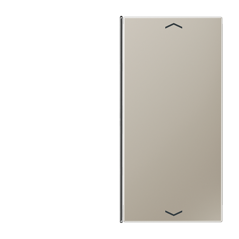 CJC Systems - Plaque version FLAT 1 bouton poussoir KNX