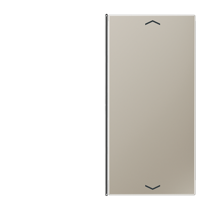 CJC Systems - Plaque version FLAT 1 bouton poussoir KNX