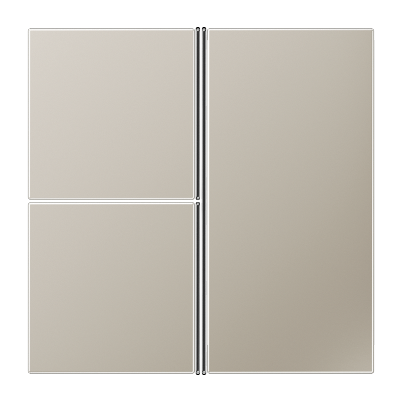 CJC Systems - Plaque version FLAT 1 bouton poussoir KNX