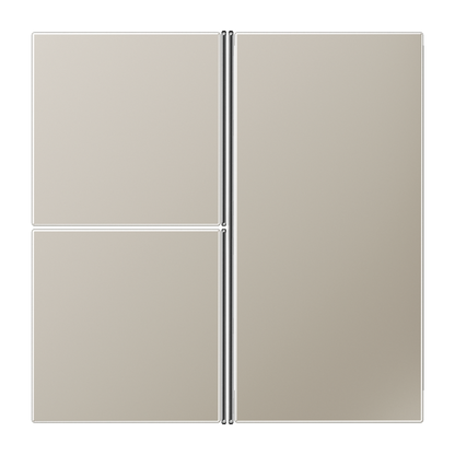 CJC Systems - Plaque version FLAT 1 bouton poussoir KNX