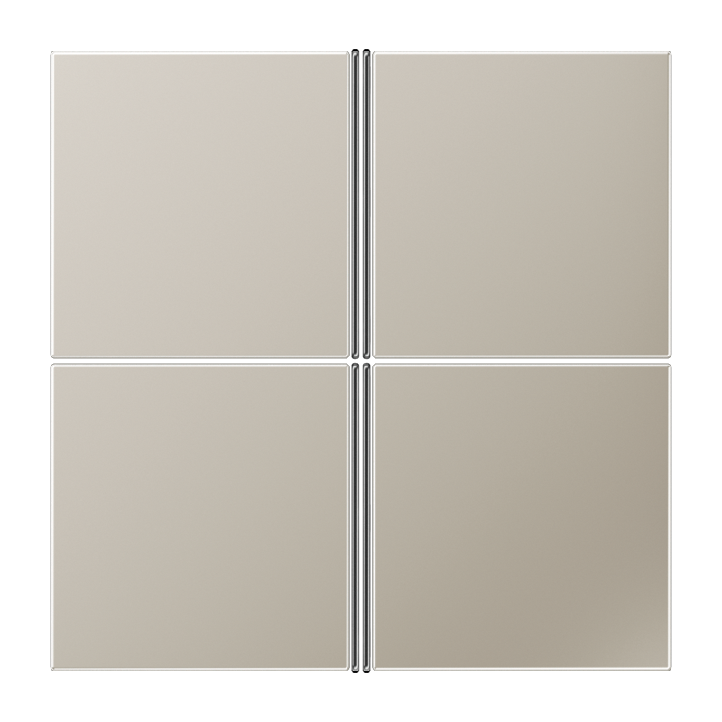 CJC Systems - Plaque version FLAT 1 bouton poussoir KNX